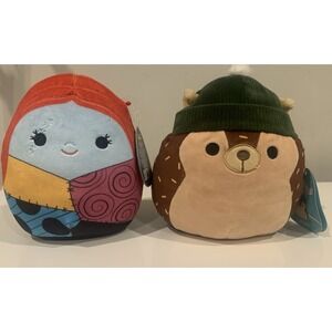 Hans the Hedgehog 8"/ Sally Nightmare Be4 Xmas 8" Squishmallows Plush Squad‎